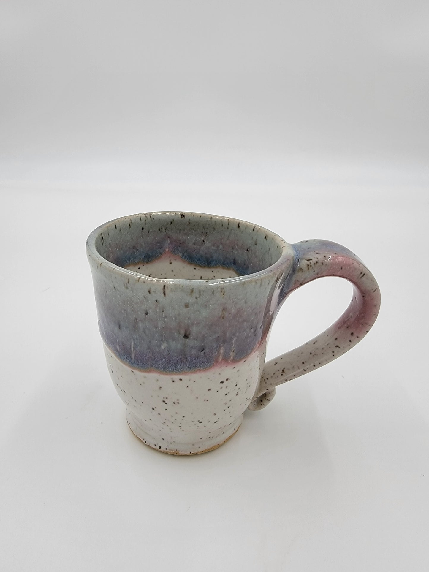 Wheel Thrown Blue Opal Collection Mug #19