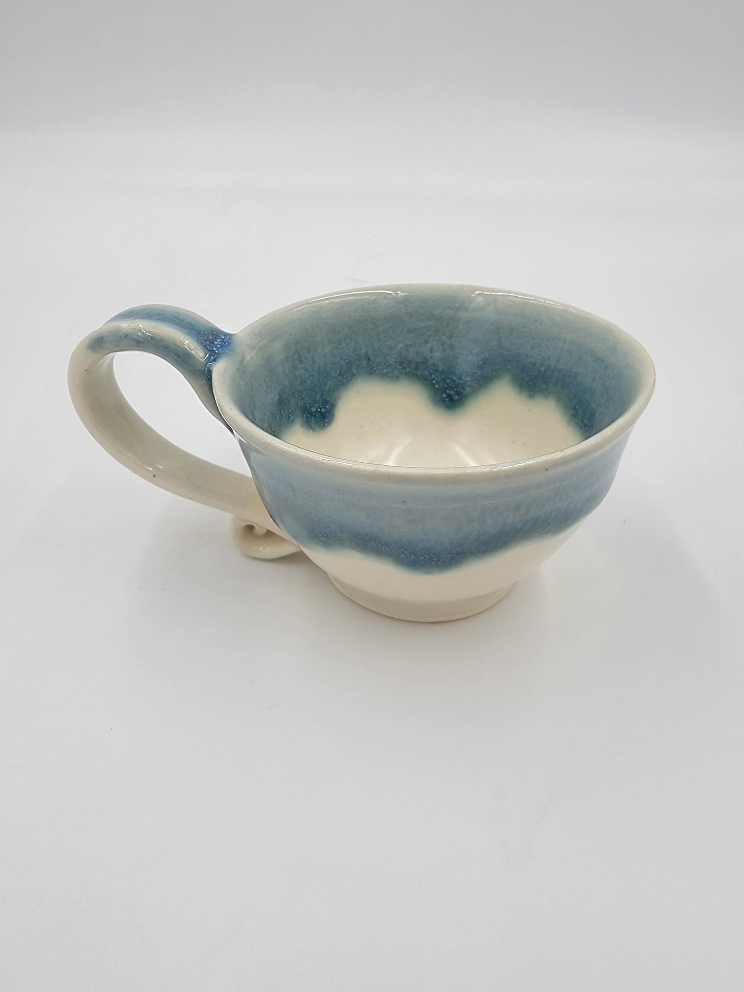 Wheel Thrown Blue Opal Collection Mug #22