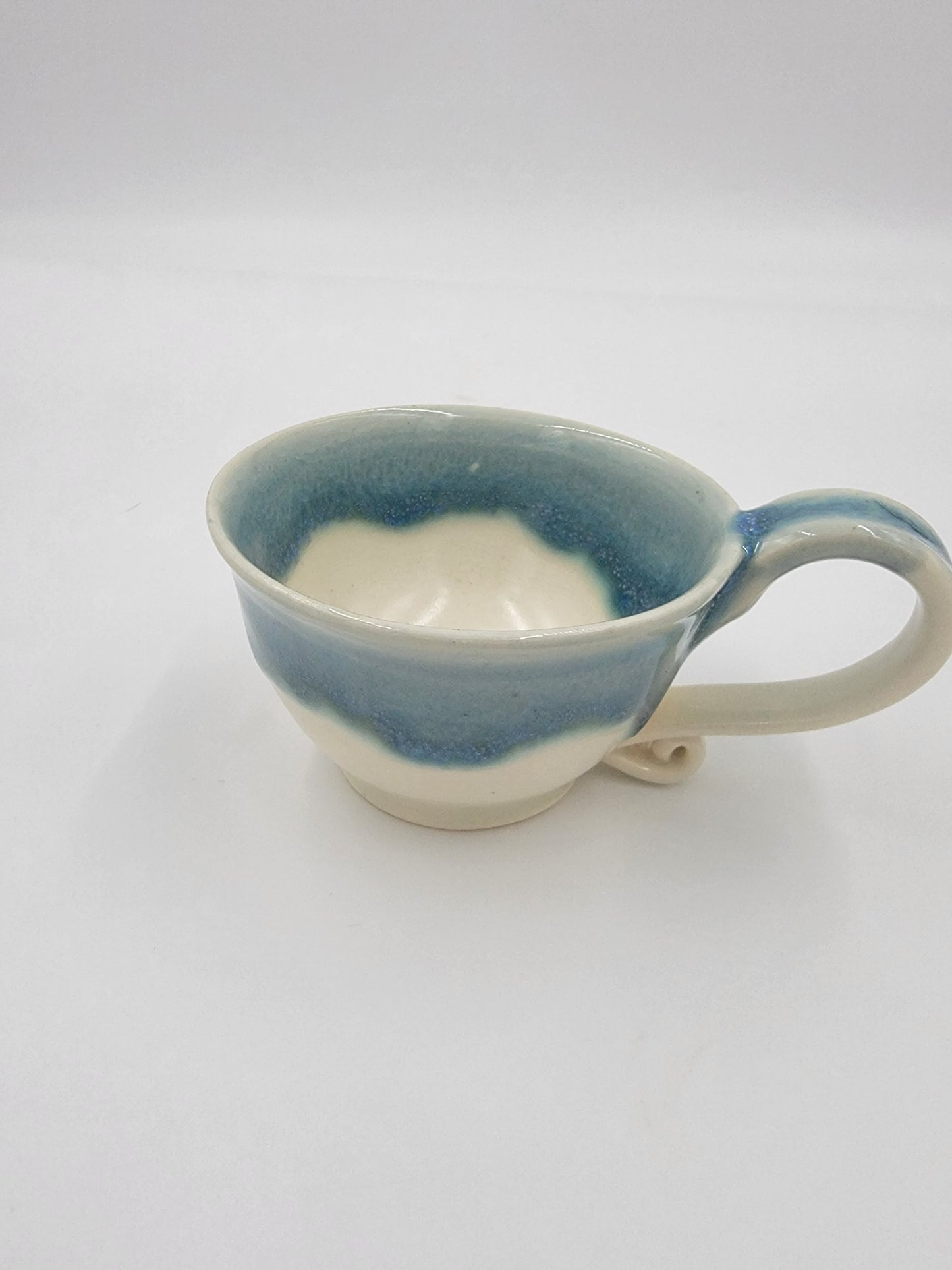 Wheel Thrown Blue Opal Collection Mug #22