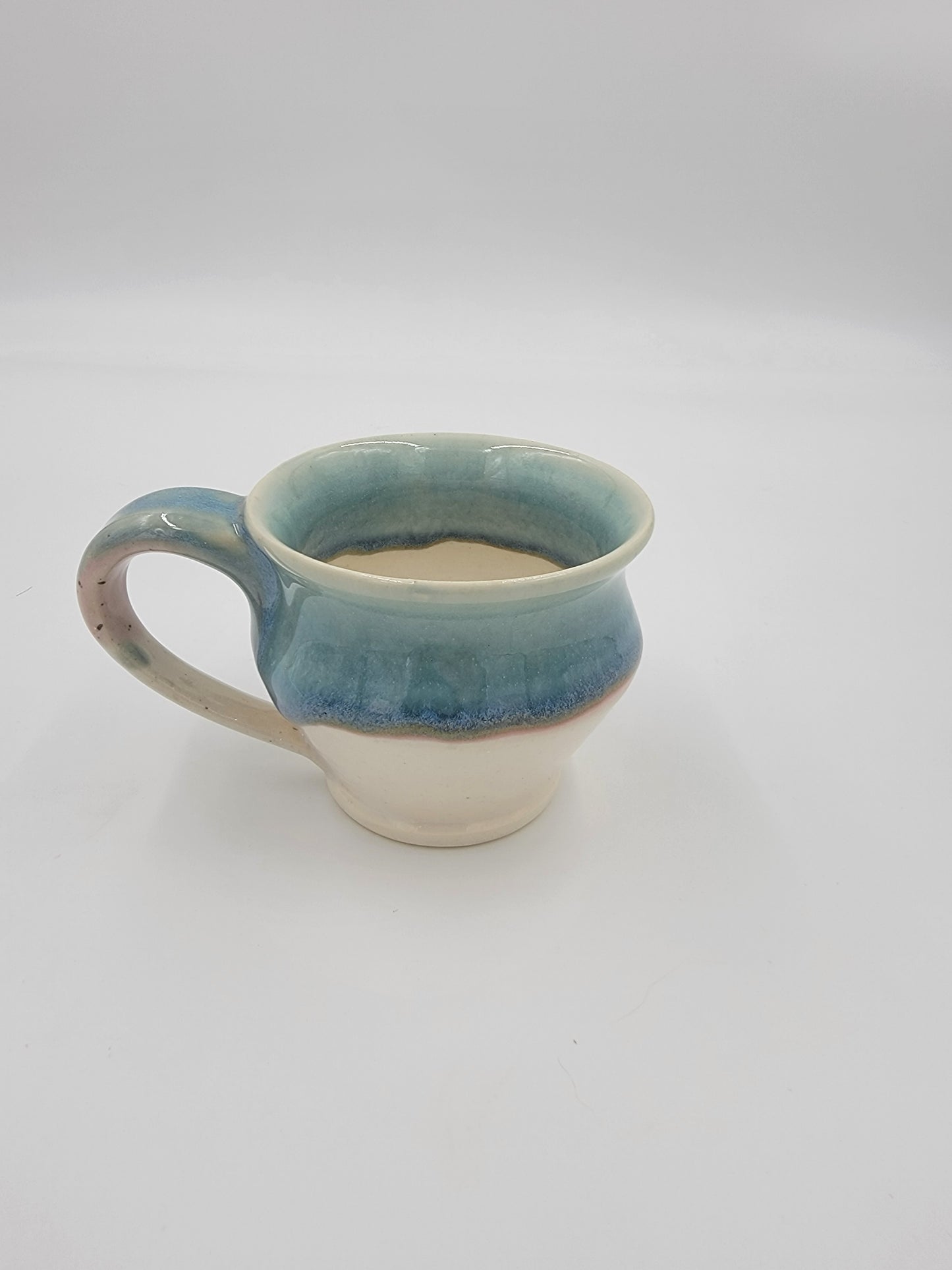 Wheel Thrown Blue Opal Collection Mug #4