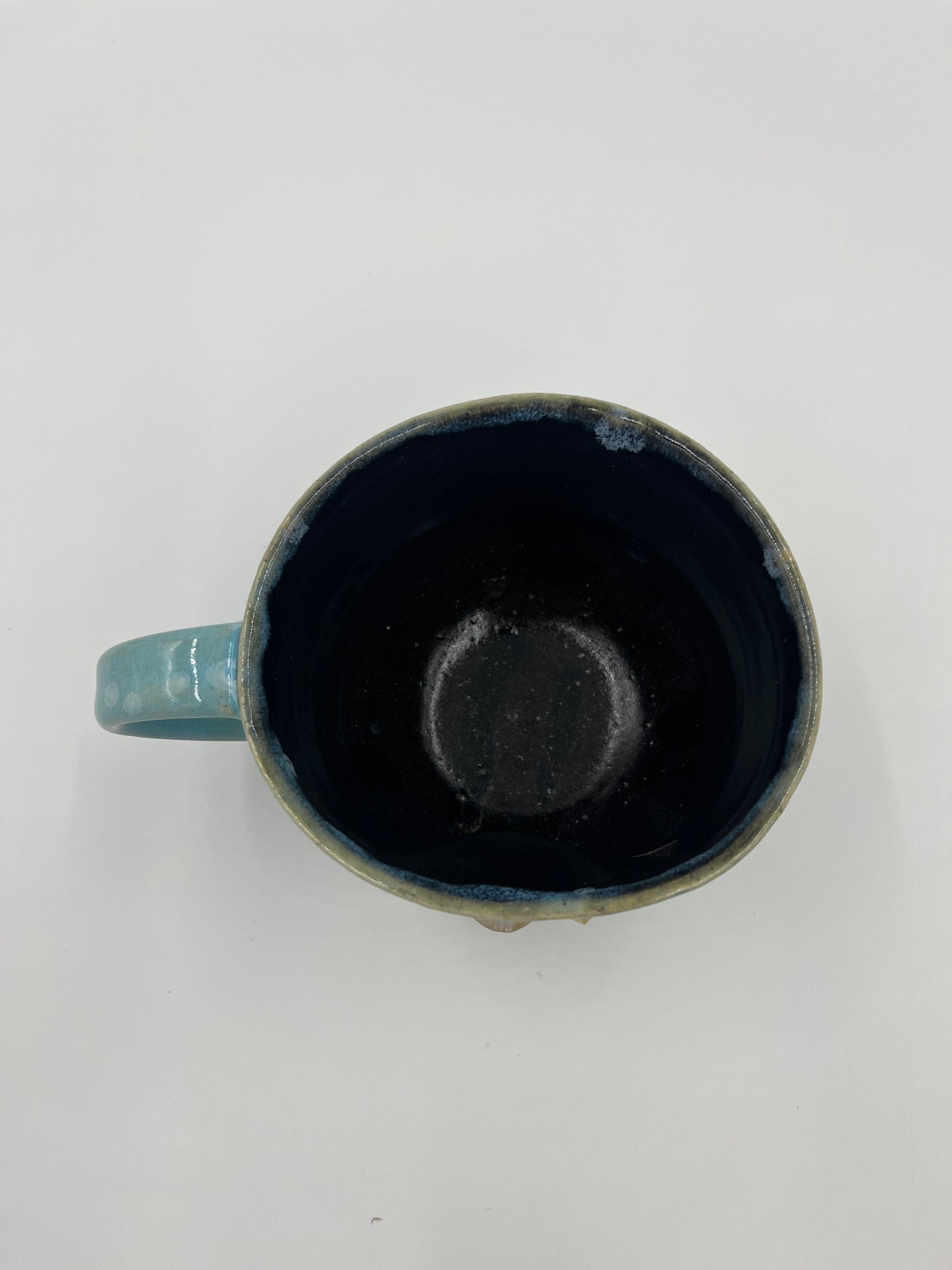 Mushroom Mug - Celadon blue/green