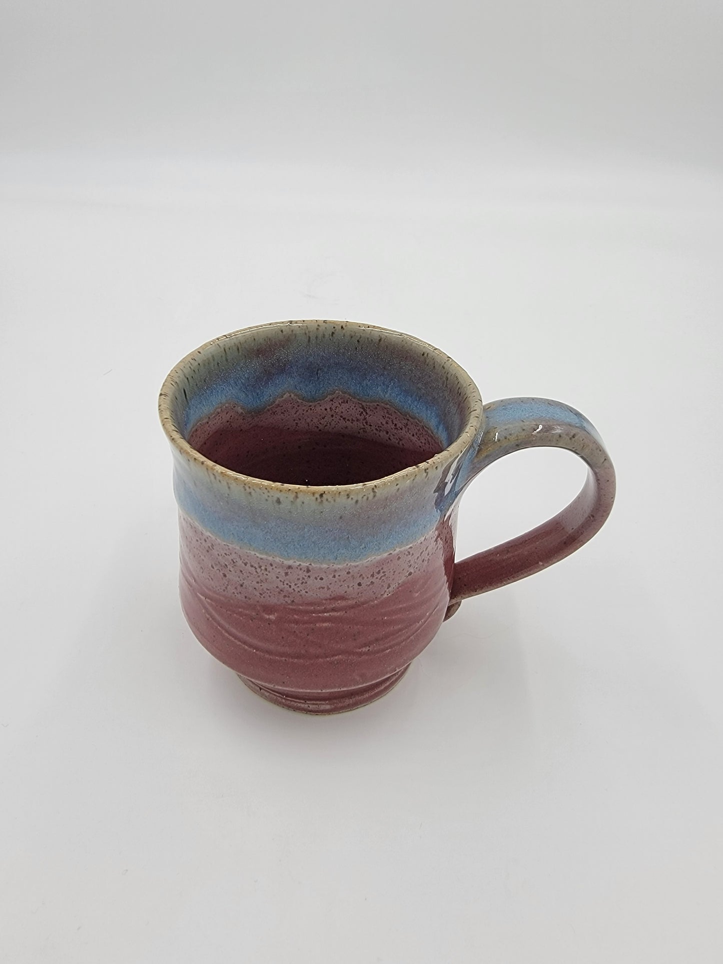 Wheel Thrown Blue Opal Collection Mug #1