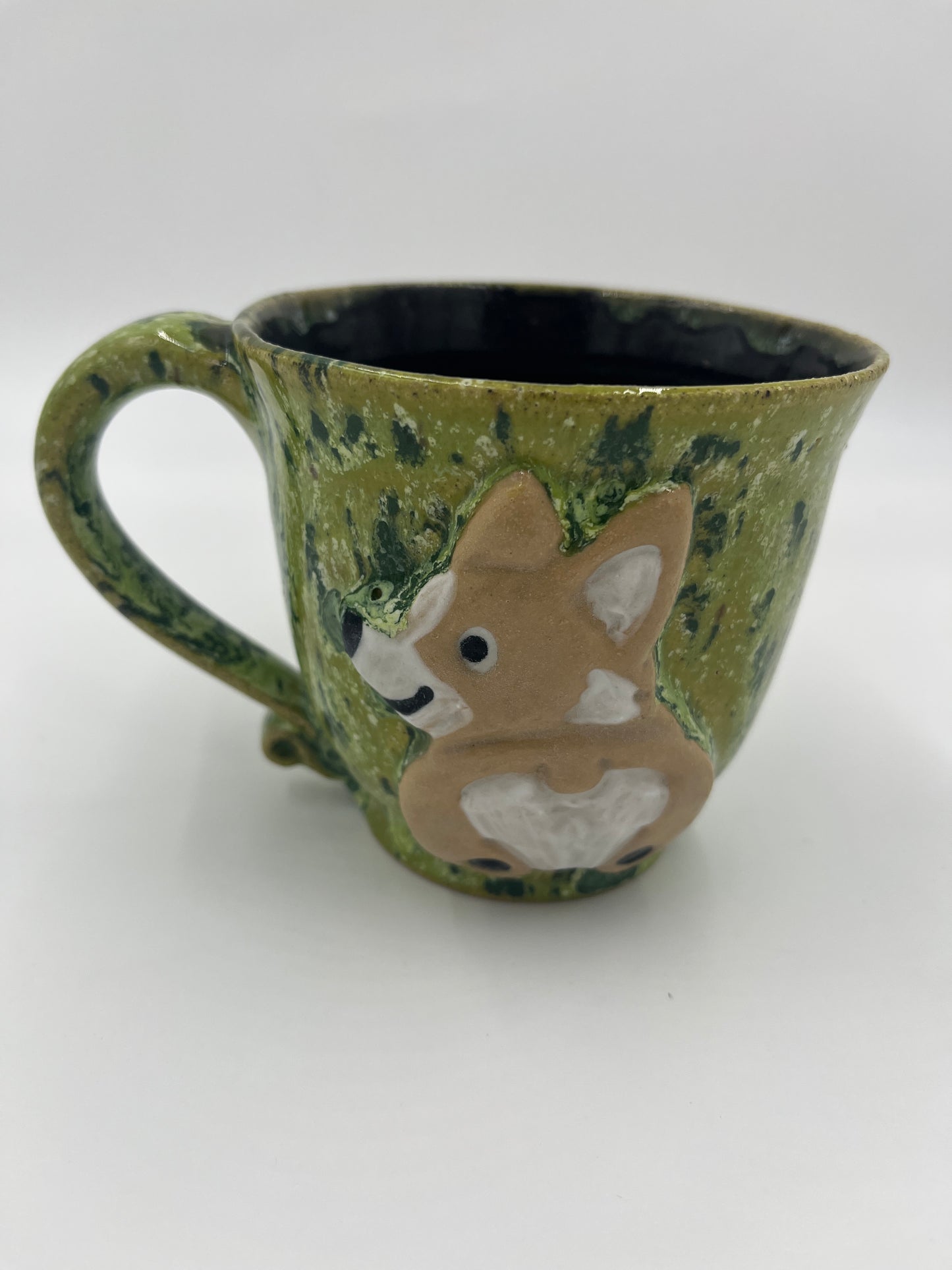 Corgi mug - Green 2