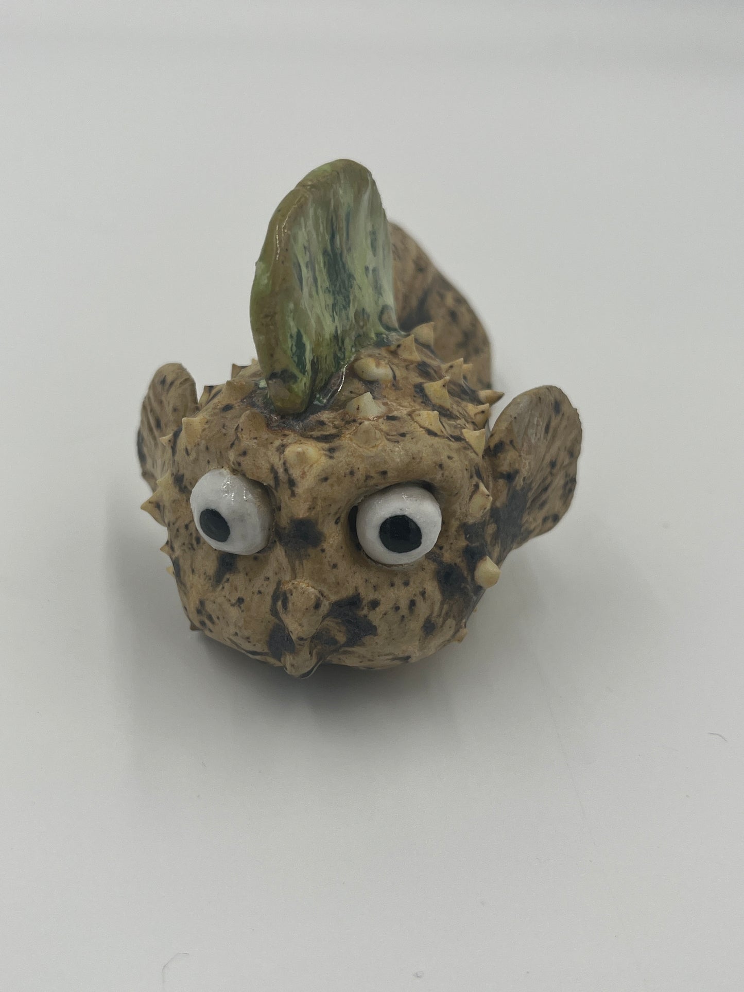 Green Punk Rock Puffer Fish
