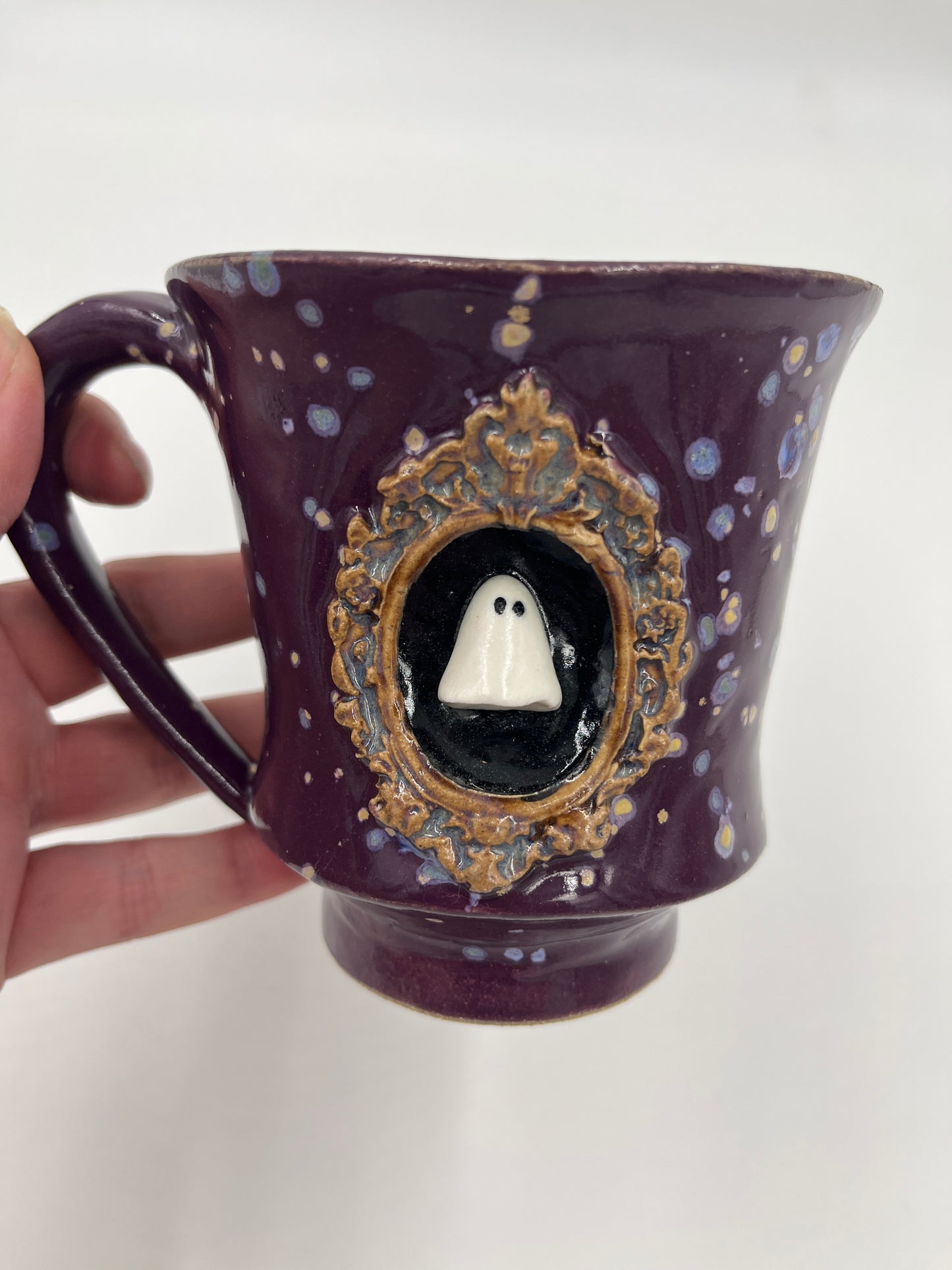 Ghost mirror mug- Purple 2