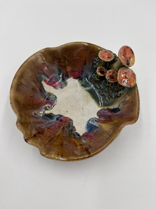 Mushroom Bowl- Amaryllis