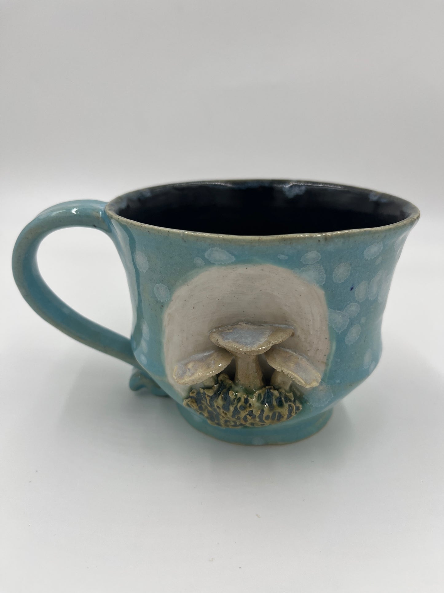 Mushroom Mug - Celadon blue/green
