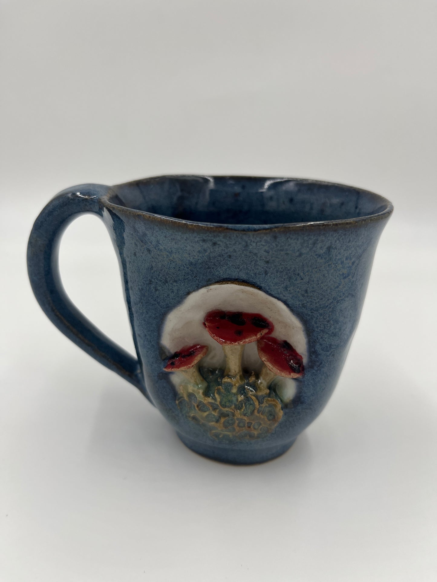 Mushroom Mug - Blue /Red