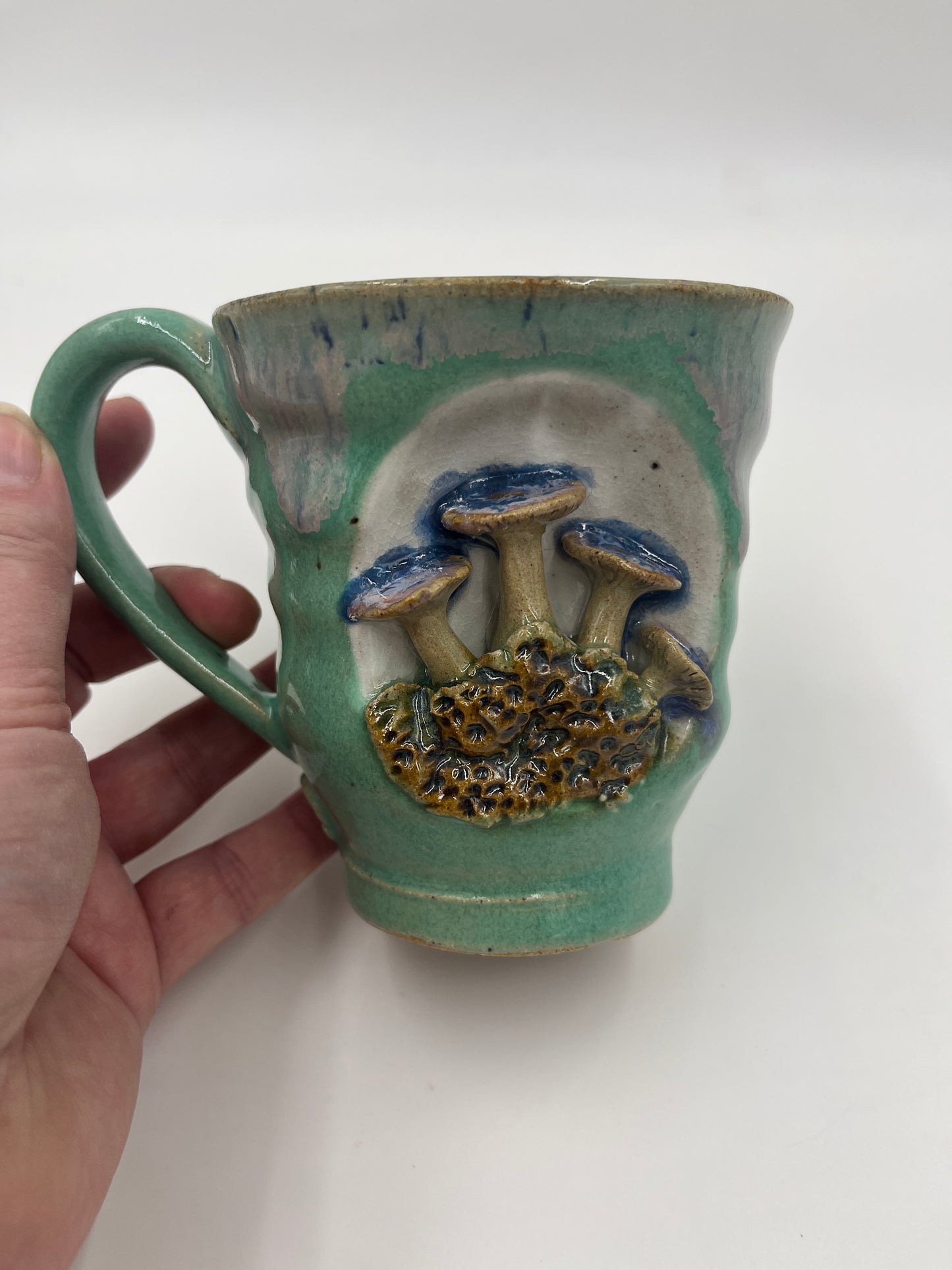 Mushroom Mug - Mint Green