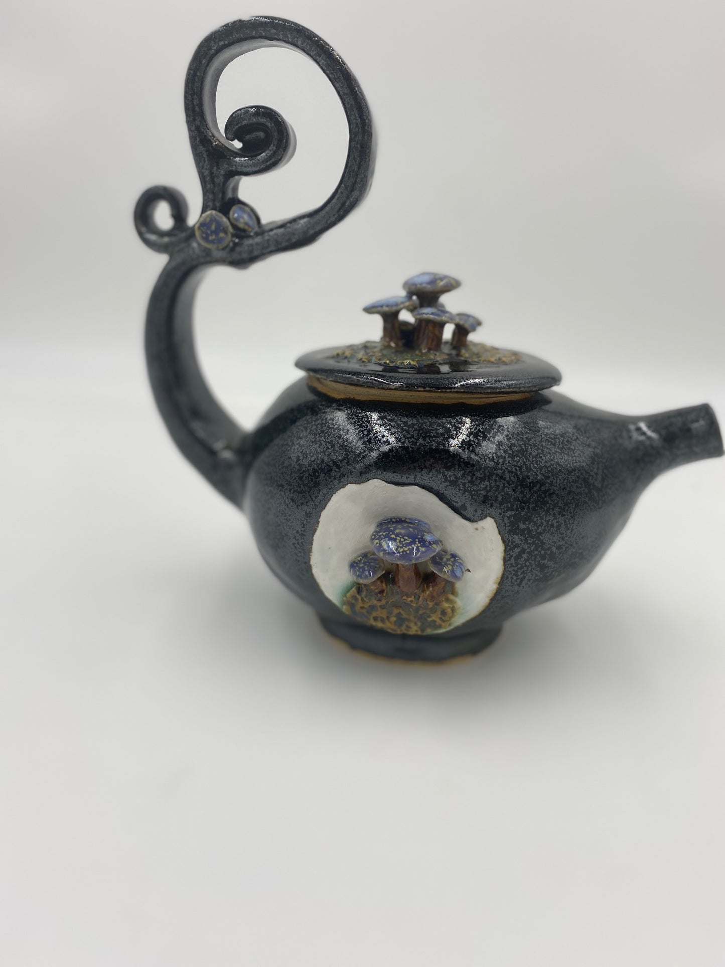 Mushrooms in the Moonlight Teapot