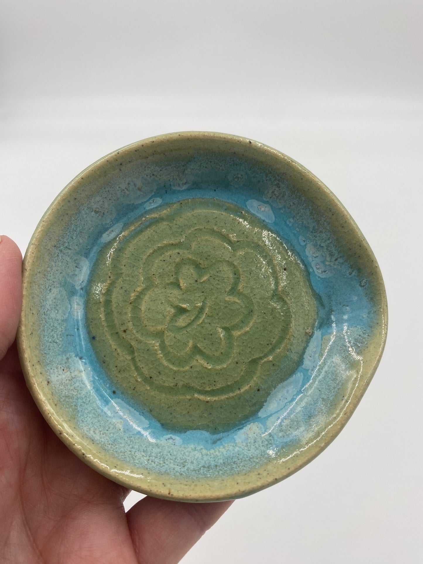 Green Burst Spoon Rest