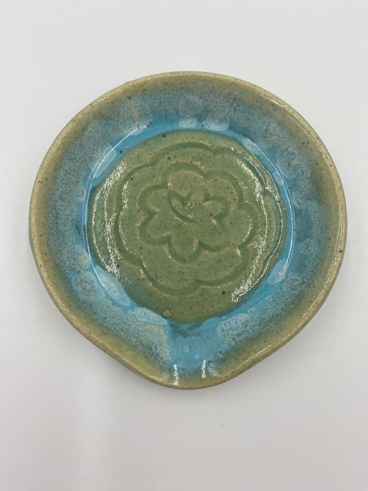 Green Burst Spoon Rest