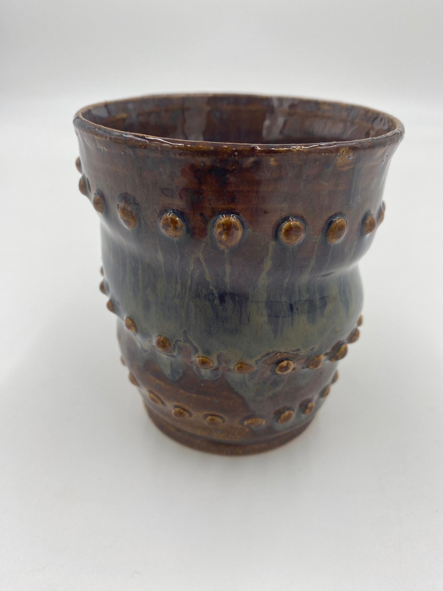 Spiral dotted tumbler #1